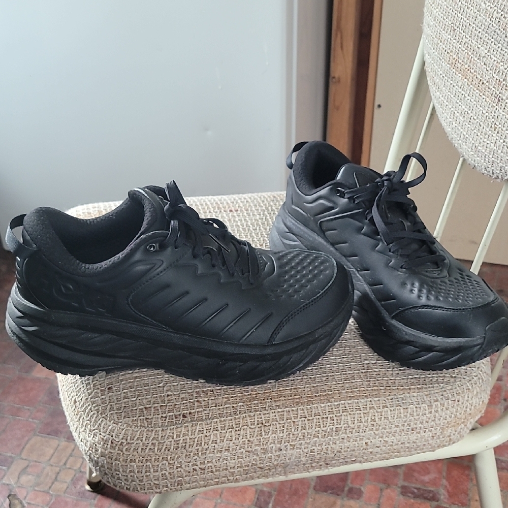 Hoka One One Women's Black Athletic Shoes Size 9.5